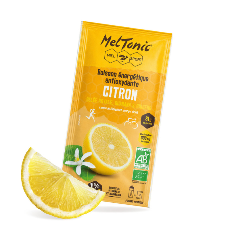Sachets boisson énergétique bio Citron