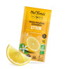 Display pack of 16 organic antioxidant energy drink sachets - natural LEMON flavor
