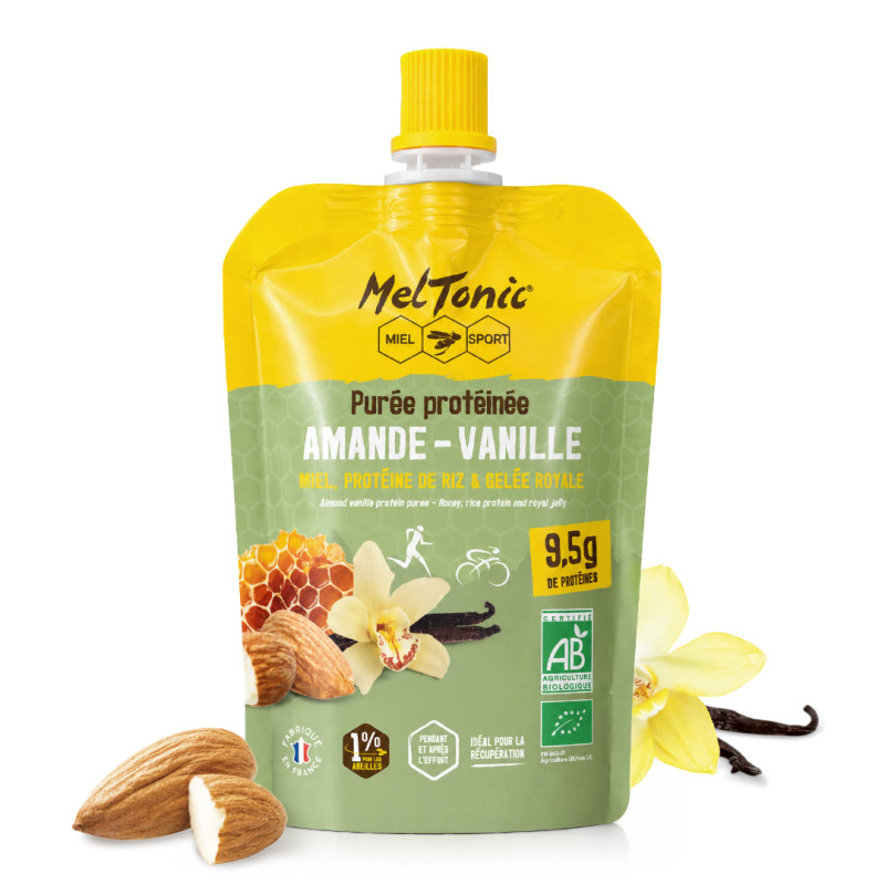 Purée protéinée bio amande - vanille | Après l'effort | Meltonic