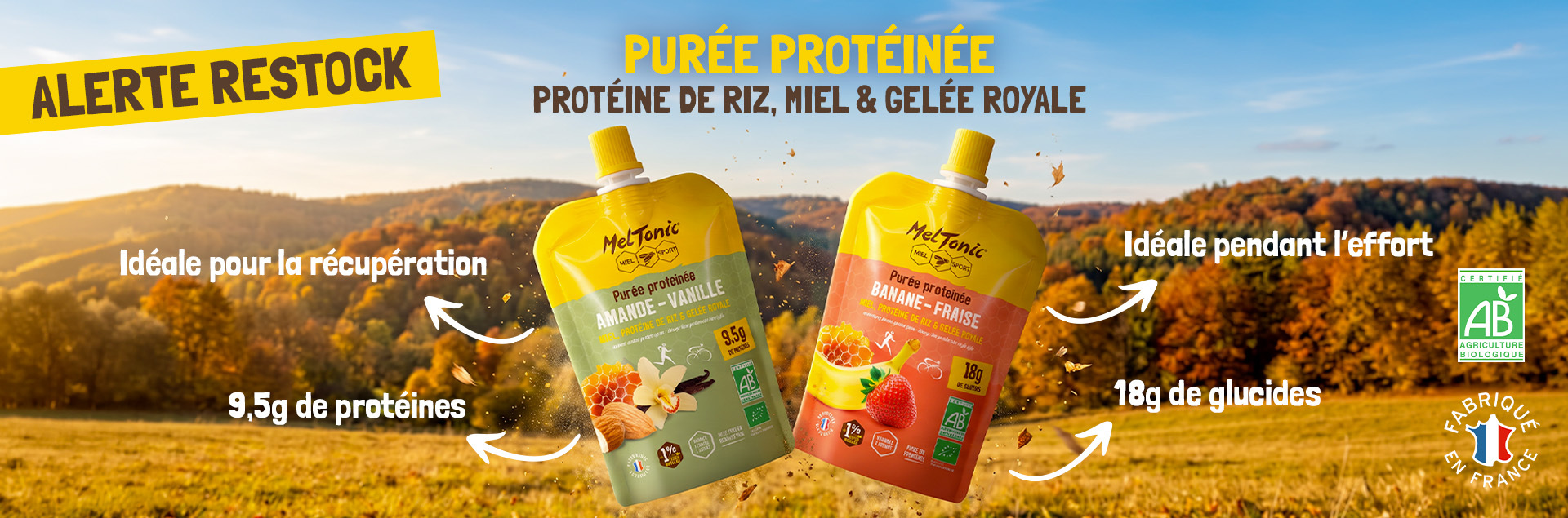 Crème protéinée amande Slide background